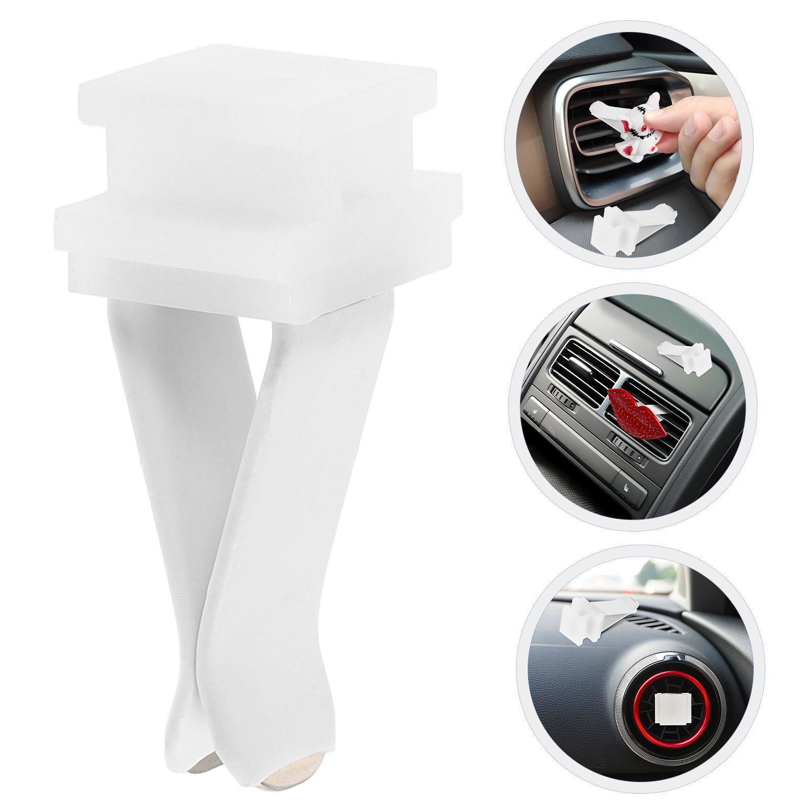 Women Accessories Outlet - 10Pcs Car Air Vent Clips Peach