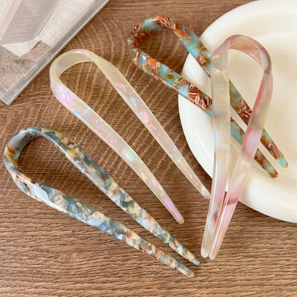 Women Knight Accessories - Retro U-shaped hairclip for women elegant