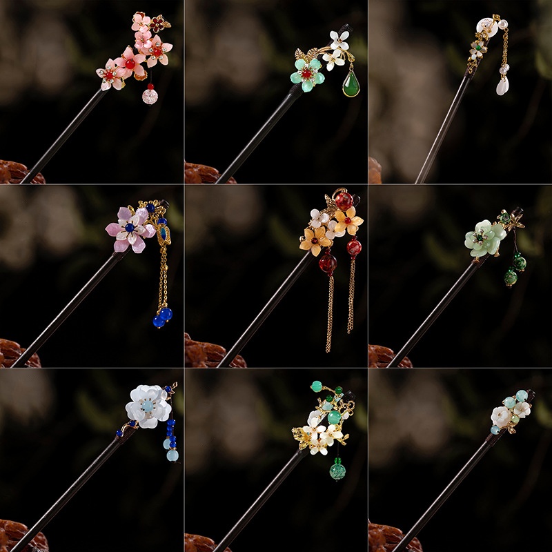 Women Accessories Wholesale - 1Pc Wooden Hairpin Headdress for Women