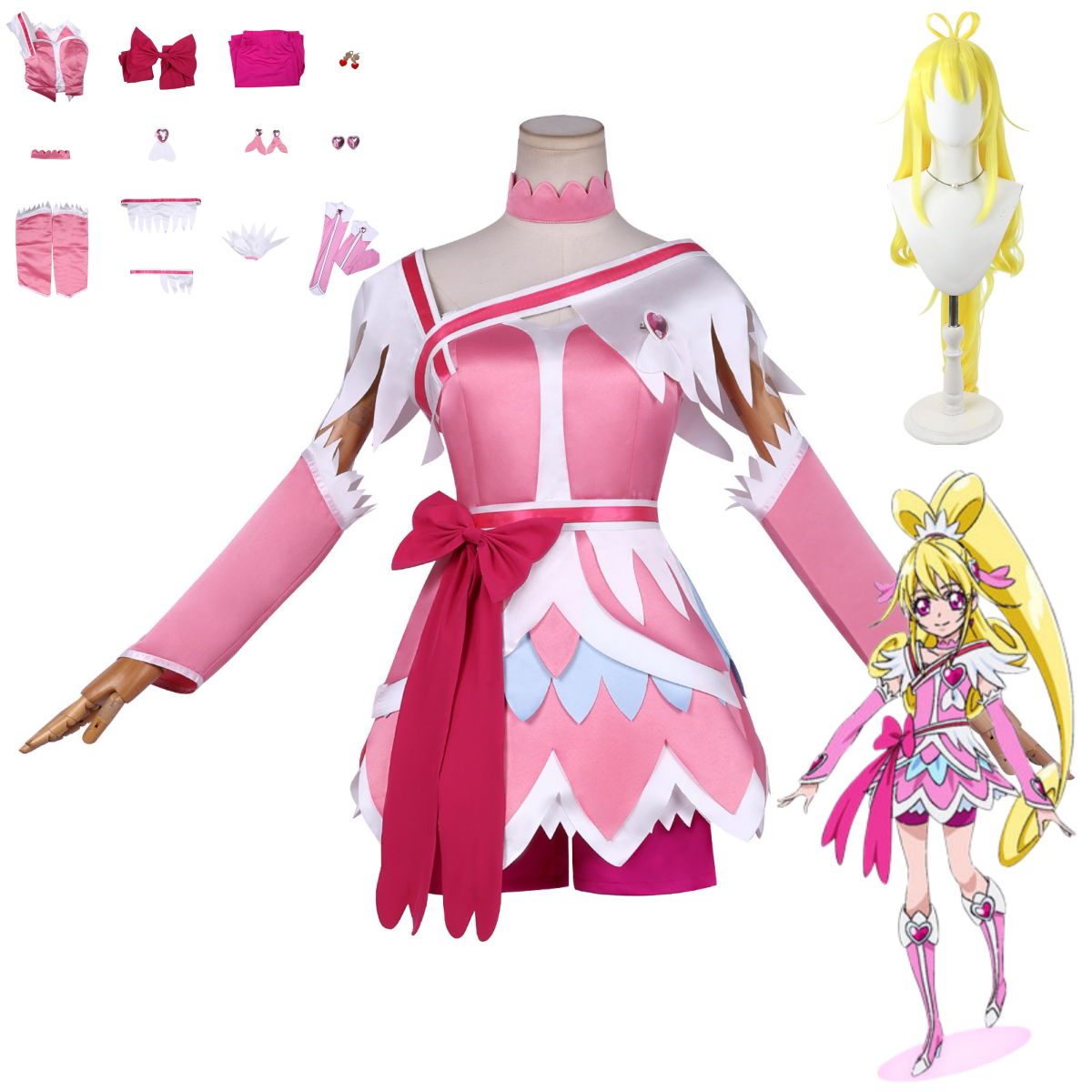 Women Accessories Wholesale - Anime Doki Doki! PreCure Cure Heart