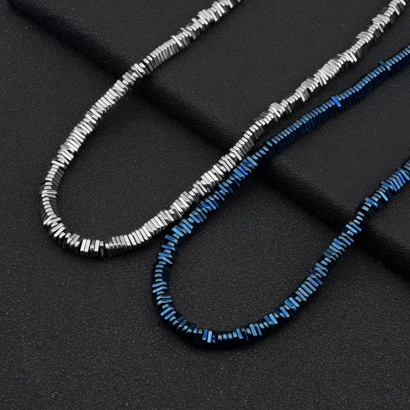 Coin Necklace Delicate - Silver coins and pearls triangular luxury