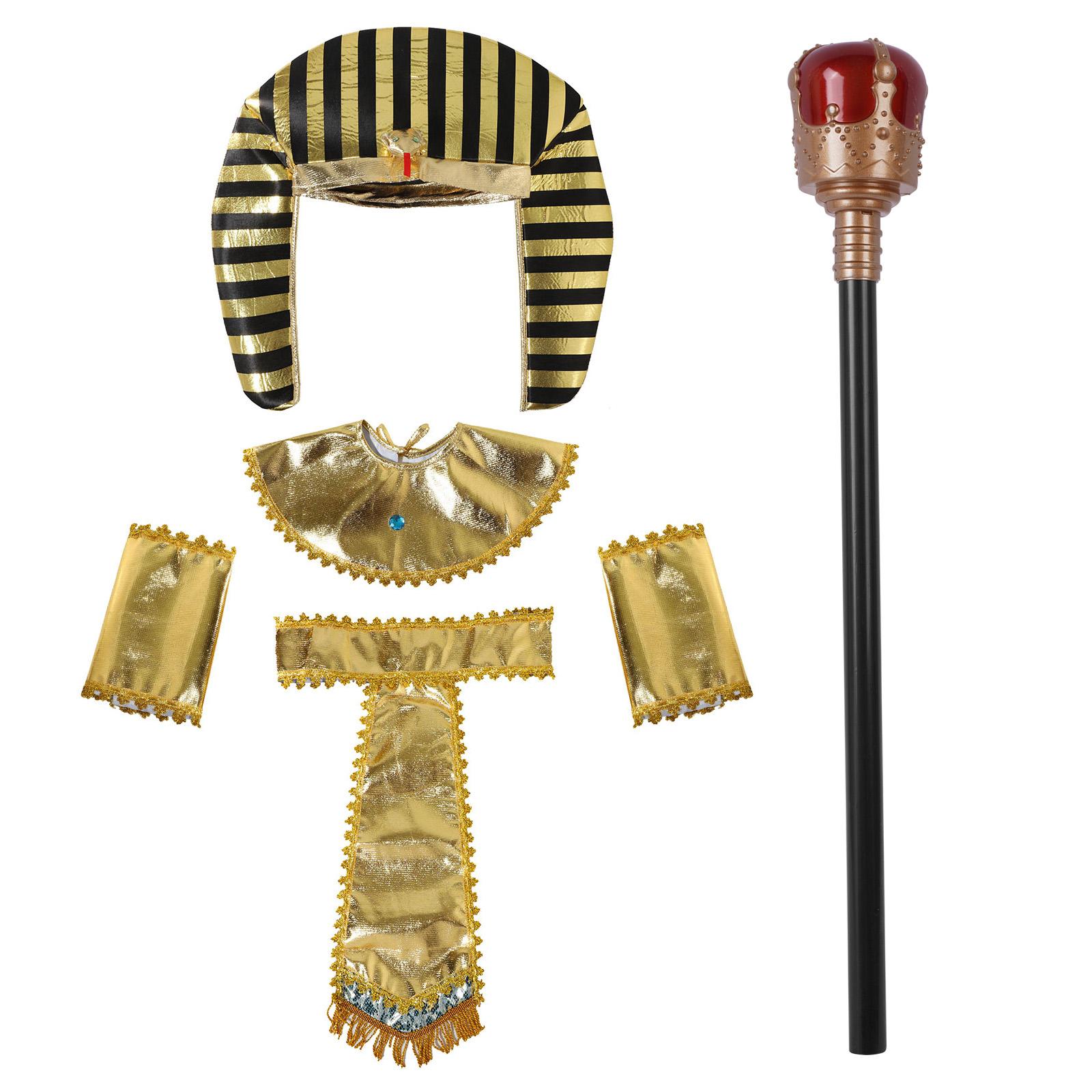 Women Accessories In Egypt - Masquerade Women Men Cosplay Egypt King