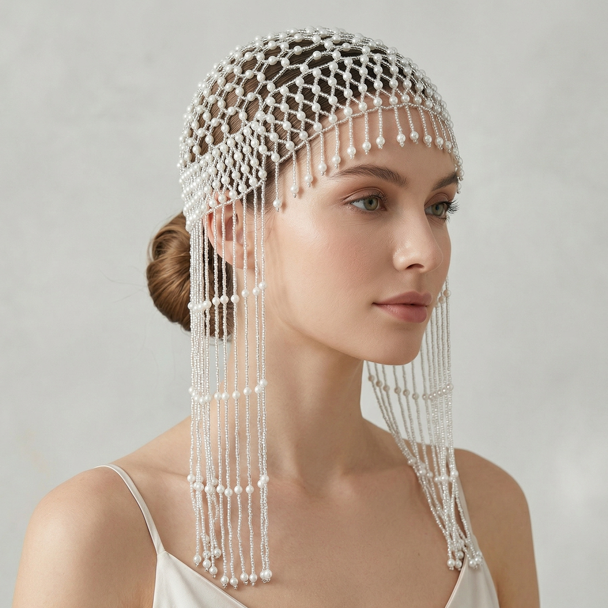 Luxury Pearls Beaded Headwrap  - Women Knight Accessories 리뷰 및 가격