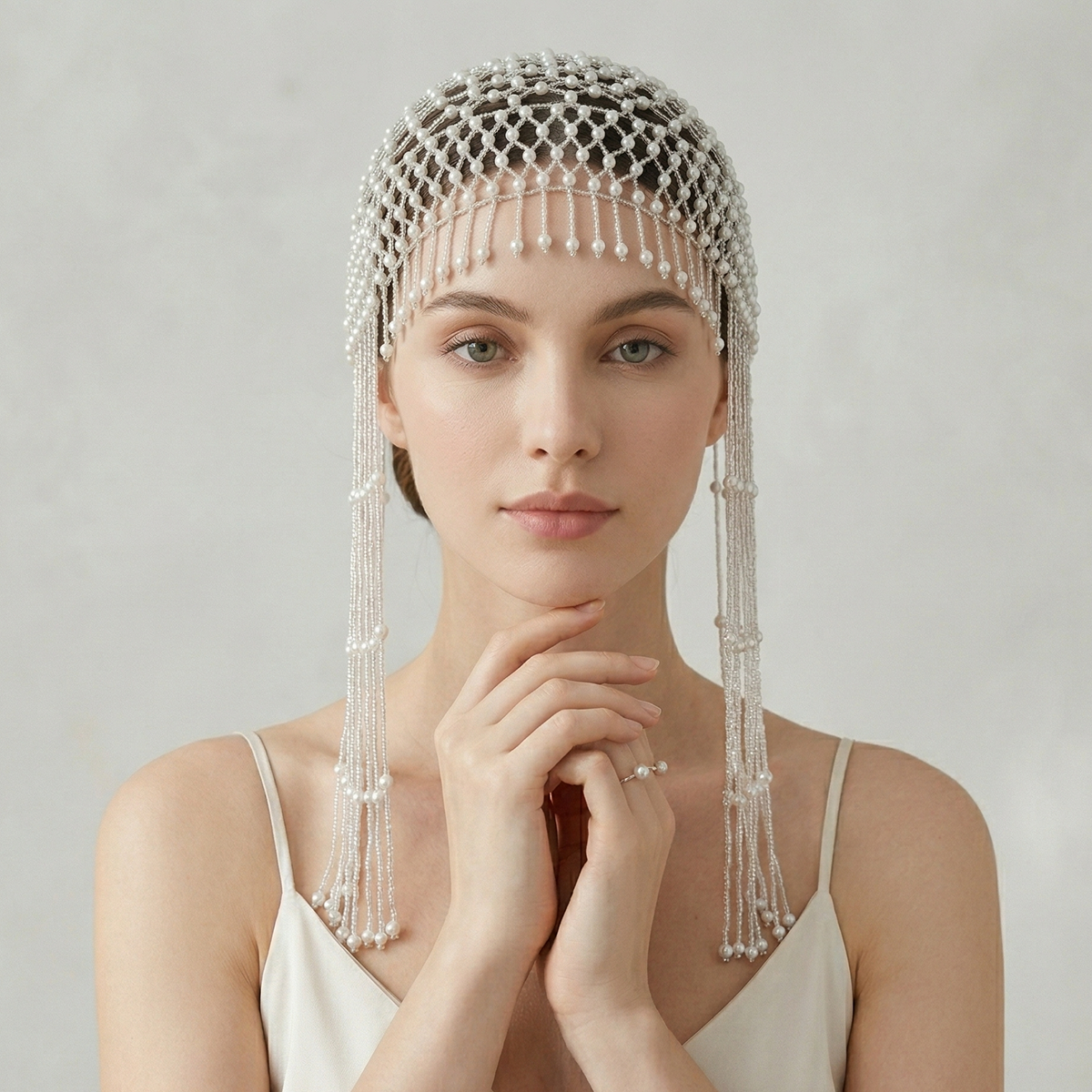 Luxury Pearls Beaded Headwrap  - Women Knight Accessories 리뷰 및 가격