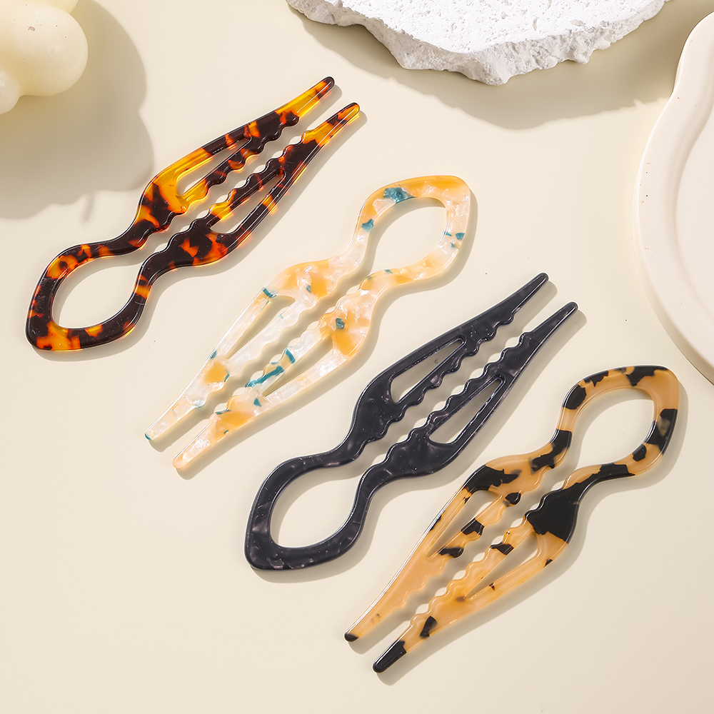 U-Shaped Hair Sticks Tortoises - Women Knight Accessories 리뷰 및 가격