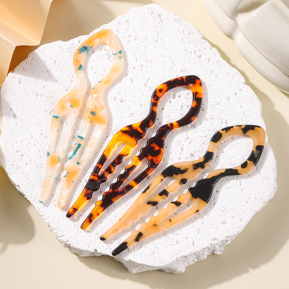 U-Shaped Hair Sticks Tortoises - Women Knight Accessories 리뷰 및 가격