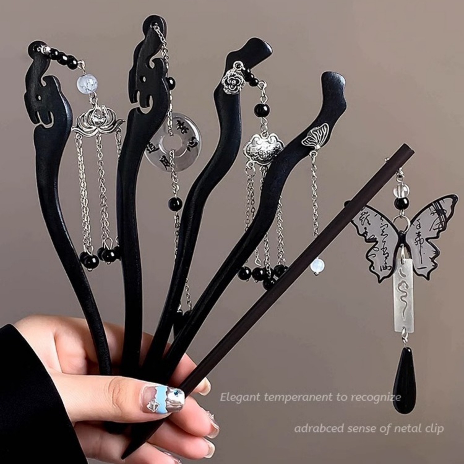 Light Luxury Wooden Tassel Hai - Women Accessories Shop 리뷰 및 가격