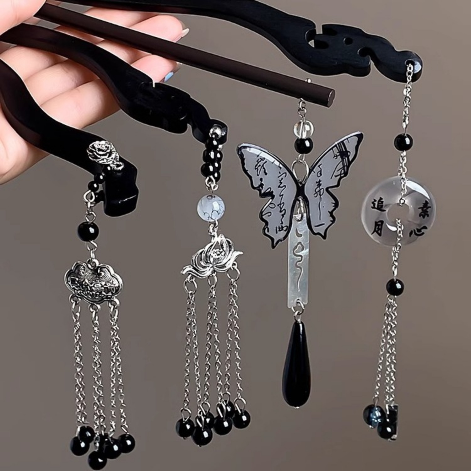 Light Luxury Wooden Tassel Hai - Women Accessories Shop 리뷰 및 가격