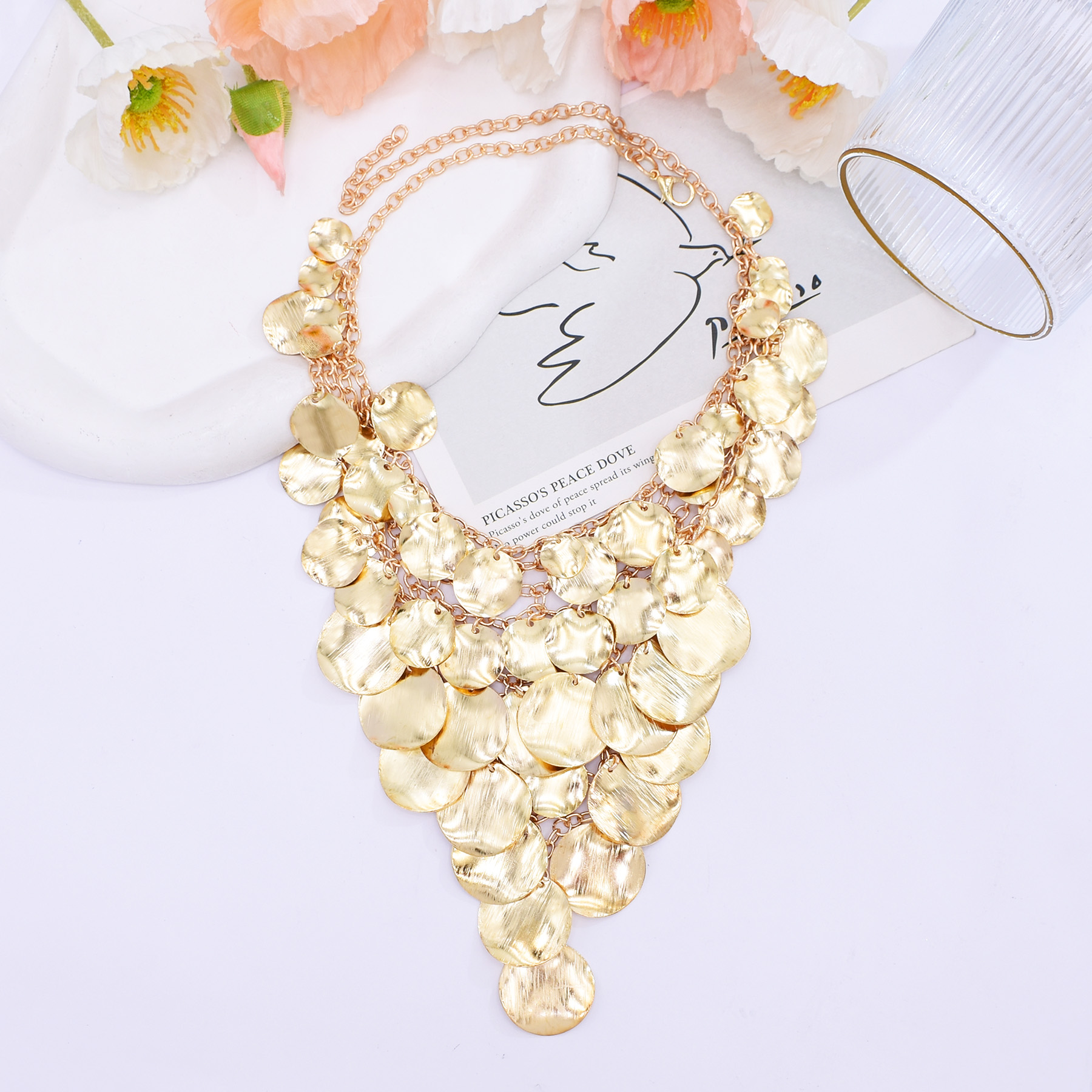 Trendy Gold Wire Drawing Wafer - Women Accessories Drawing 리뷰 및 가격