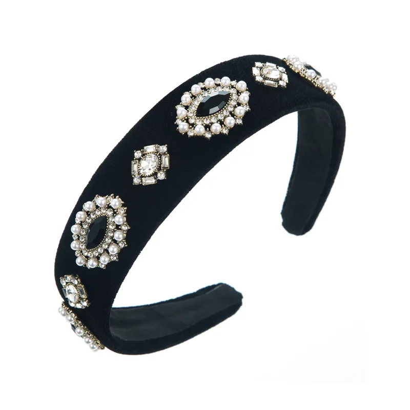 Retro Baroque Velvet Headpiece - Women Accessories Shop 리뷰 및 가격