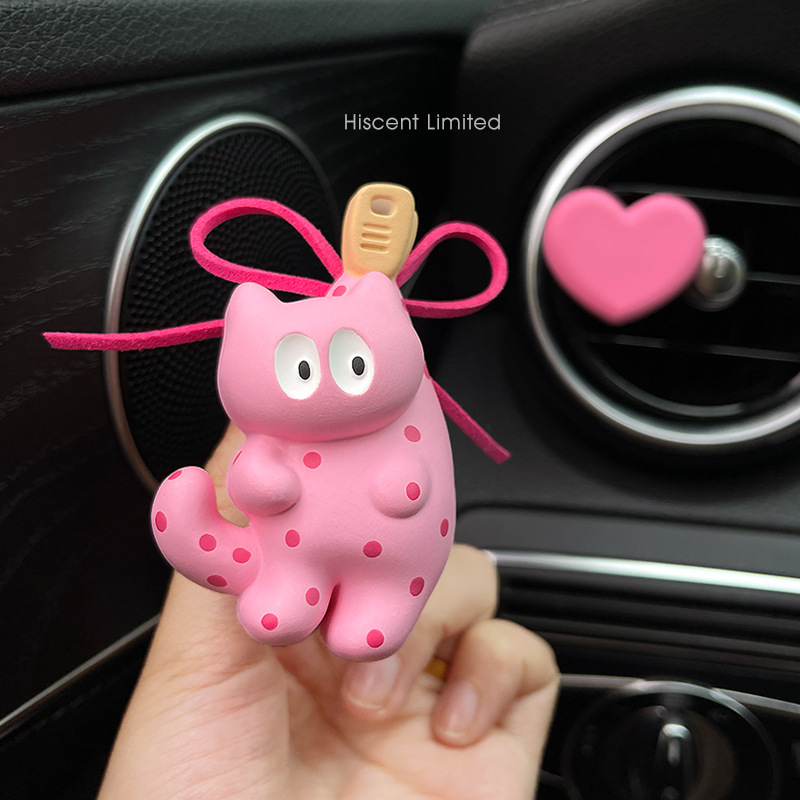 Creative Cute cat Car Perfume  - Women Accessories Outlet 리뷰 및 가격