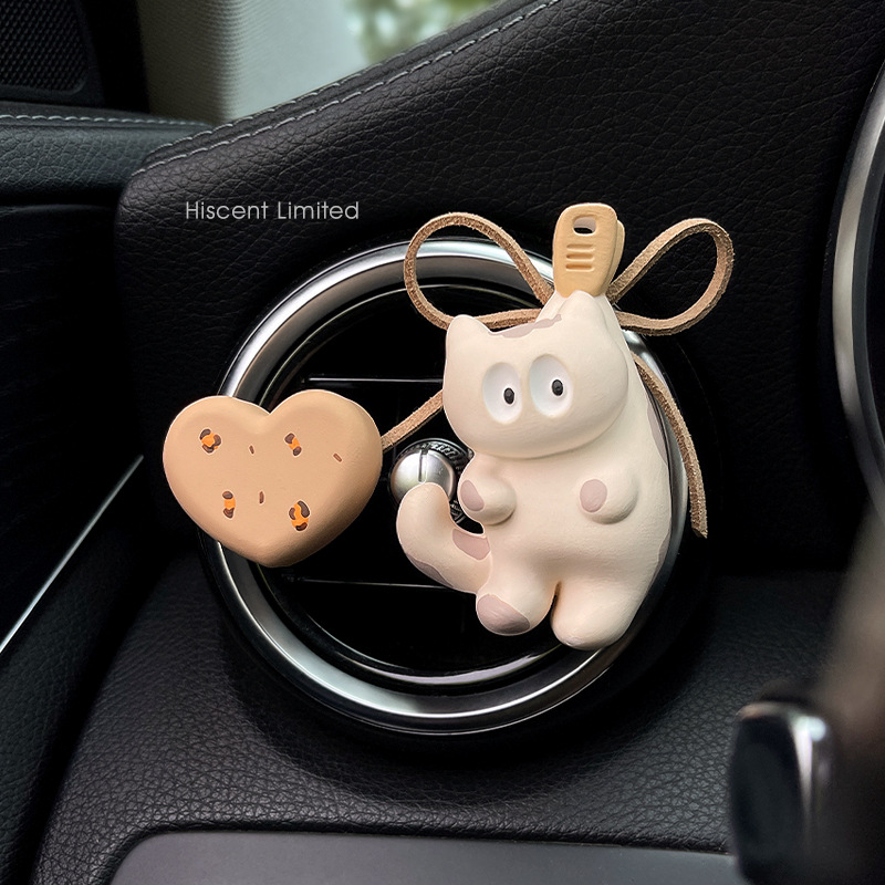 Creative Cute cat Car Perfume  - Women Accessories Outlet 리뷰 및 가격