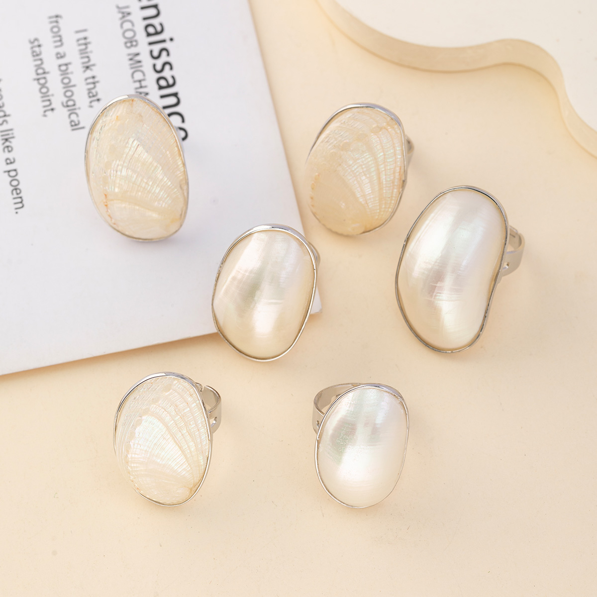 Vintage Chunky Shell Rings for - Women Accessories Outlet 리뷰 및 가격