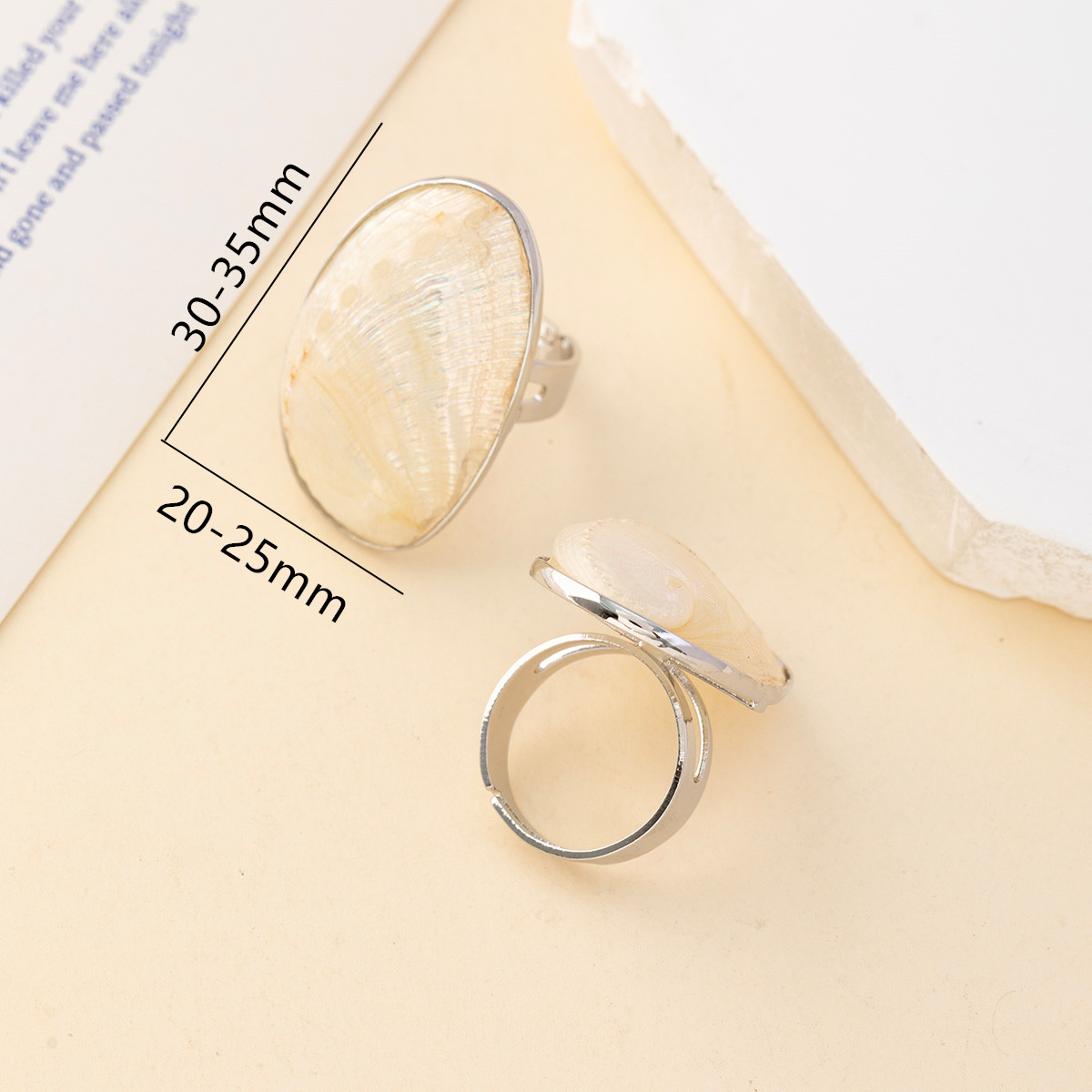 Vintage Chunky Shell Rings for - Women Accessories Outlet 리뷰 및 가격