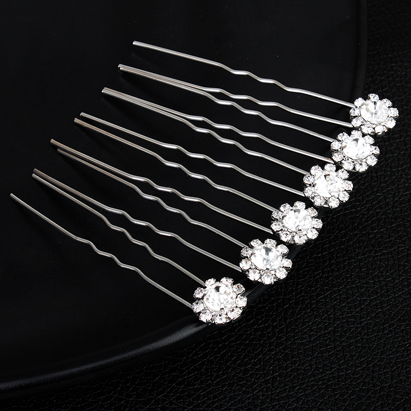 12PK/Set Fashion Rhinestone Fl - Women Accessories Wholesale 리뷰 및 가격