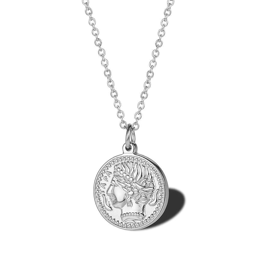 Women Delicate Gold Plated Eli - Coin Necklace Delicate 리뷰 및 가격