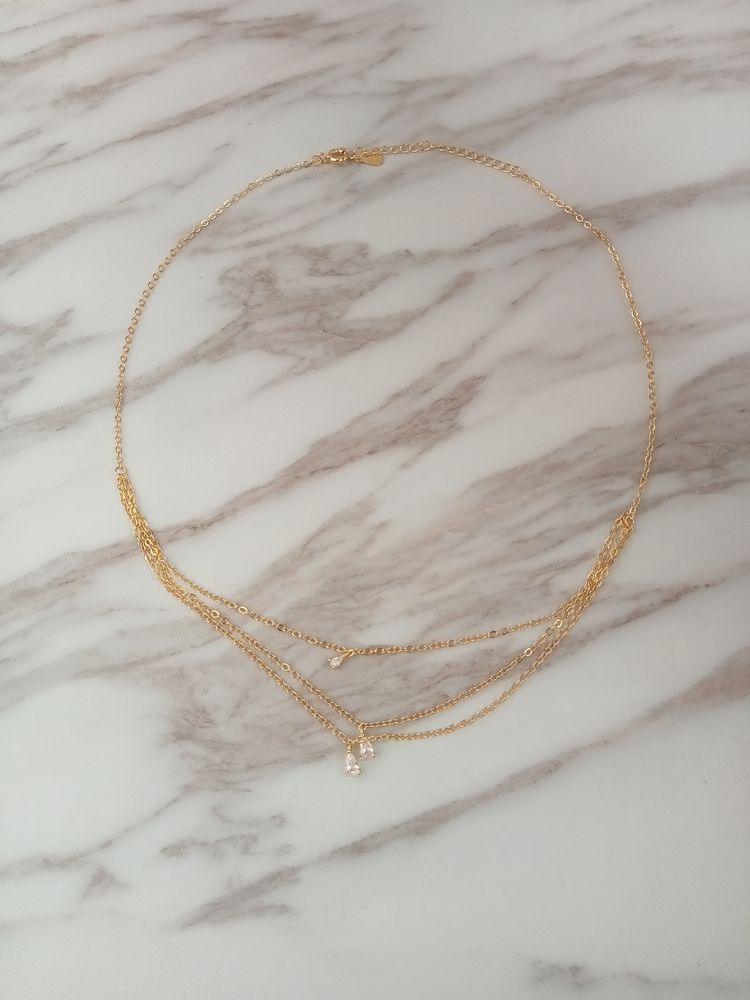 925 Sterling Silver Three Laye - Layered Necklace Set 리뷰 및 가격