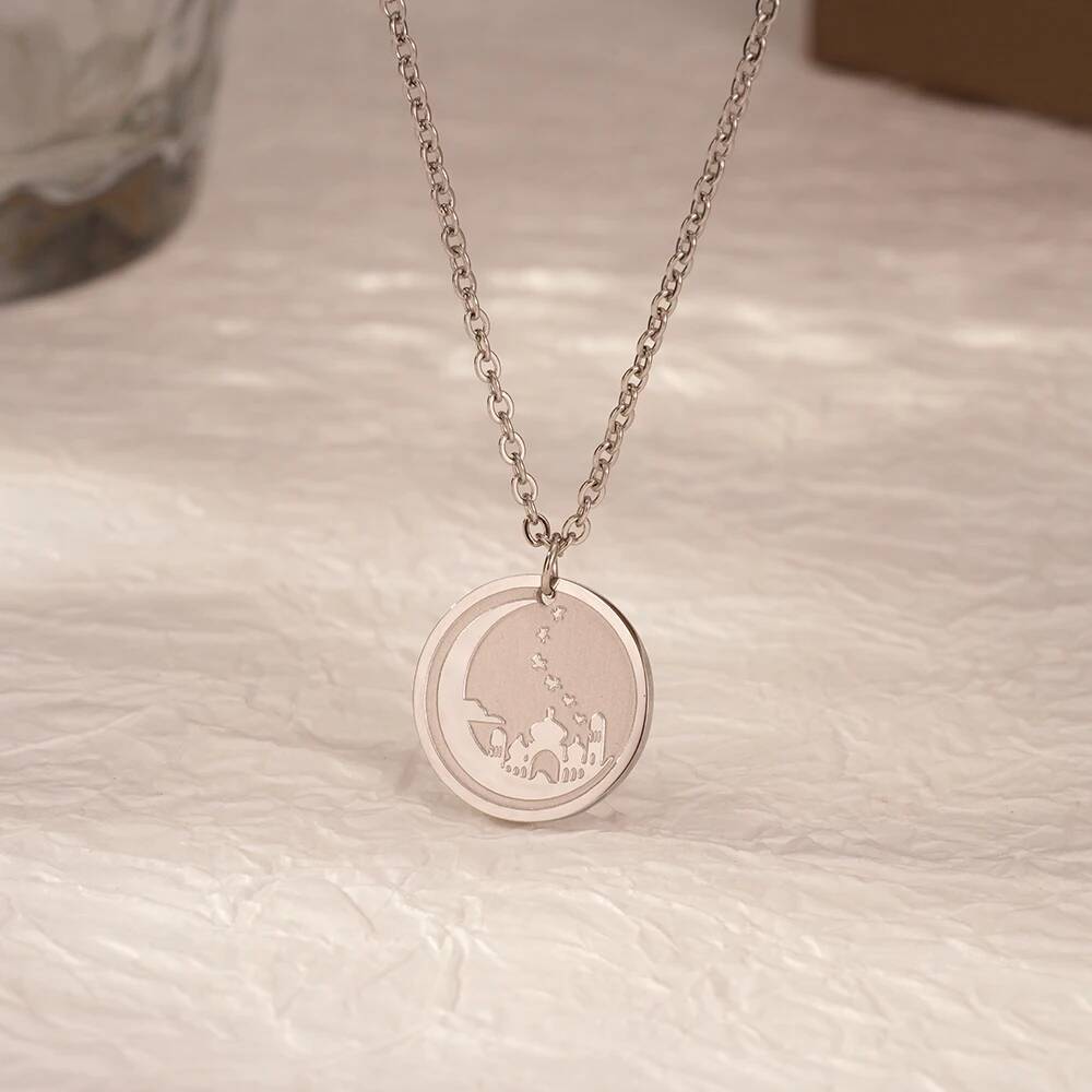 Jerusalem Palace Moon Coin Dis - Coin Necklace Delicate 리뷰 및 가격