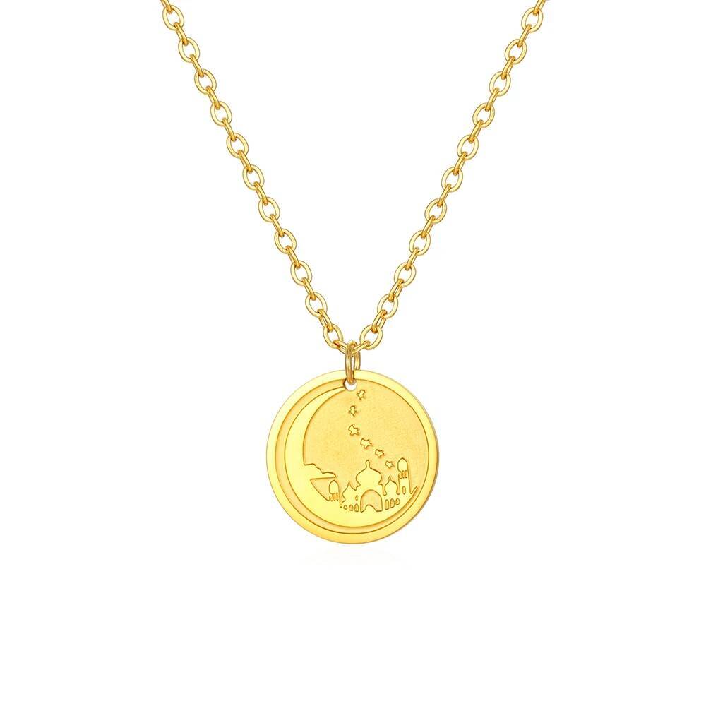 Jerusalem Palace Moon Coin Dis - Coin Necklace Delicate 리뷰 및 가격