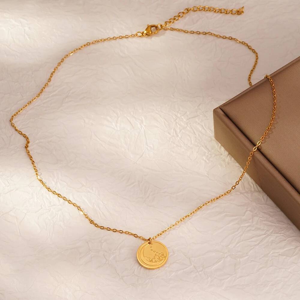 Jerusalem Palace Moon Coin Dis - Coin Necklace Delicate 리뷰 및 가격