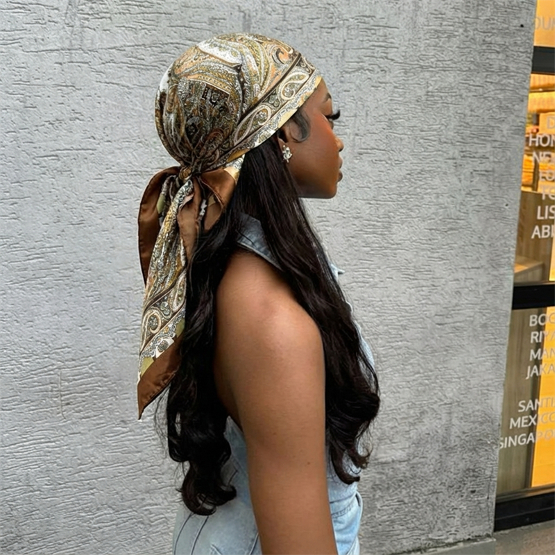 Women Spring Summer Square Sca - Silk Scarf Square 리뷰 및 가격