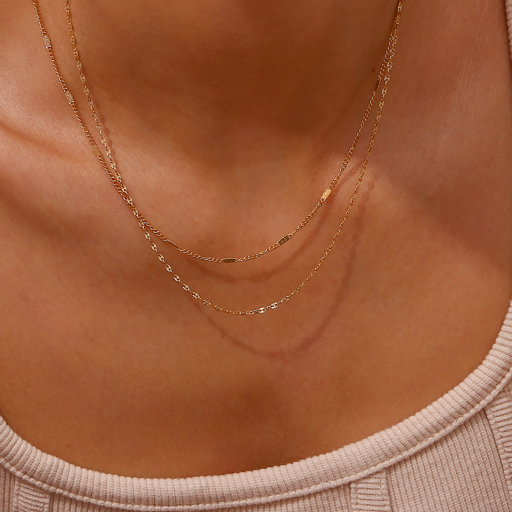 E.B.belle Thin Delicate Link F - Coin Necklace Delicate 리뷰 및 가격