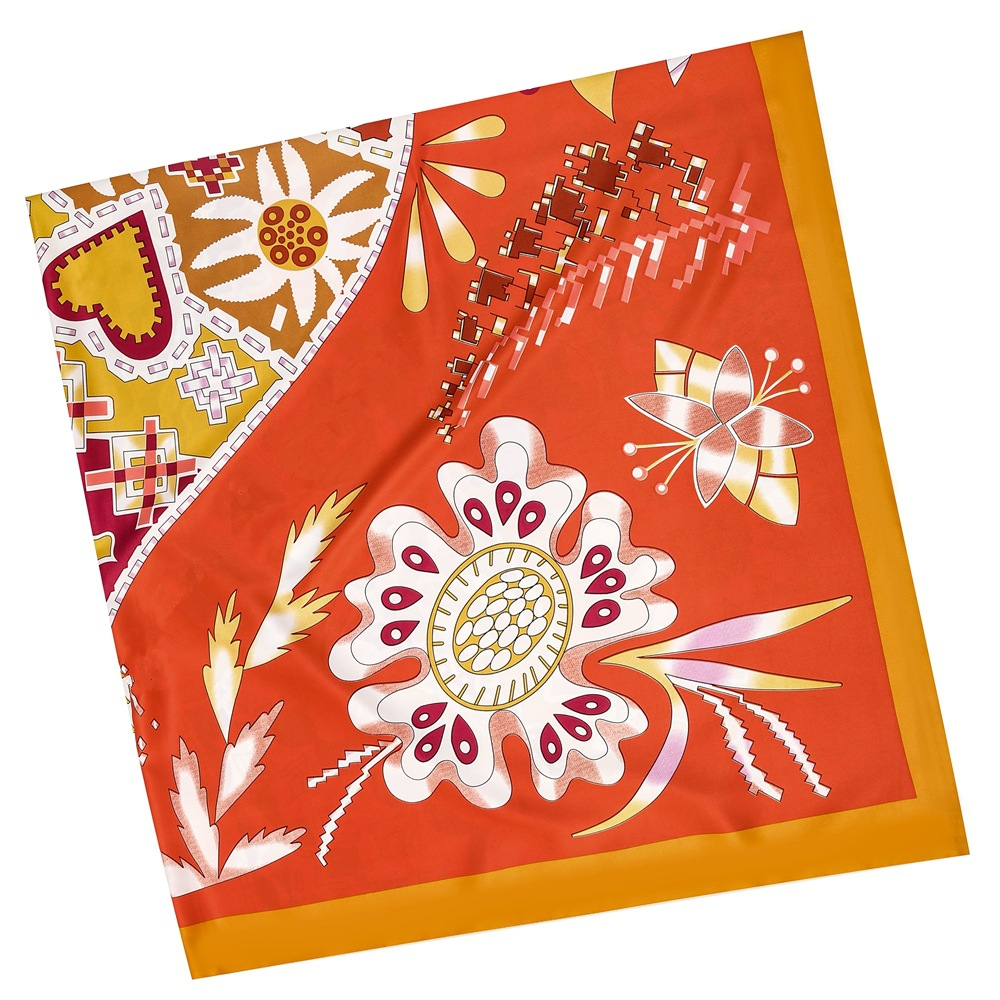 130cm Brand Women Scarves Desi - Silk Scarf Square 리뷰 및 가격