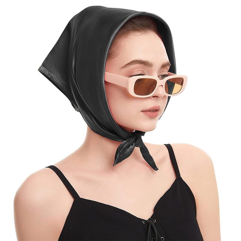 2024 New Fashion Women Satin S - Silk Scarf Square 리뷰 및 가격