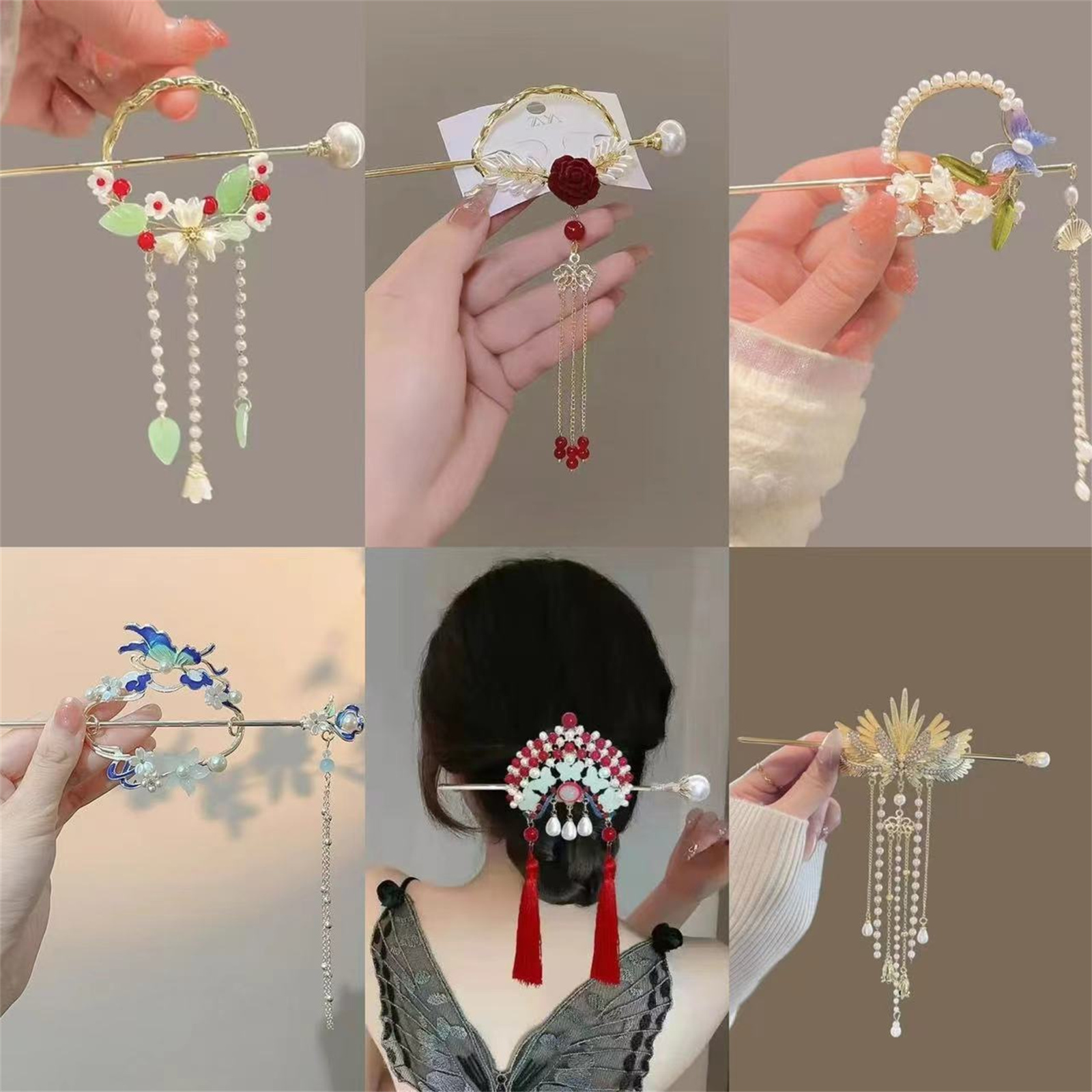Ethnic Style Hairpin For Women - Women Accessories Shop 리뷰 및 가격