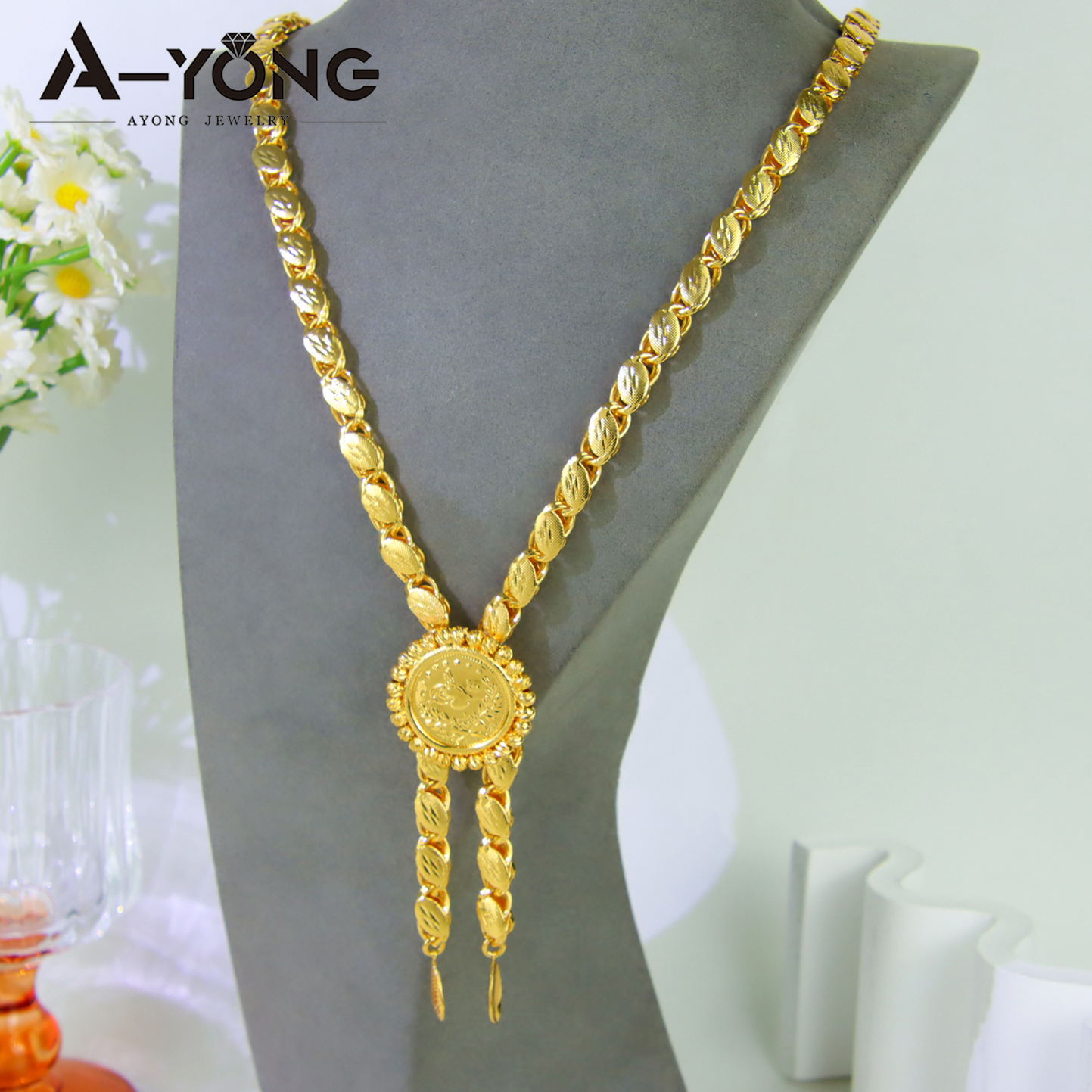 Delicate Algeria Wedding Long  - Coin Necklace Delicate 리뷰 및 가격