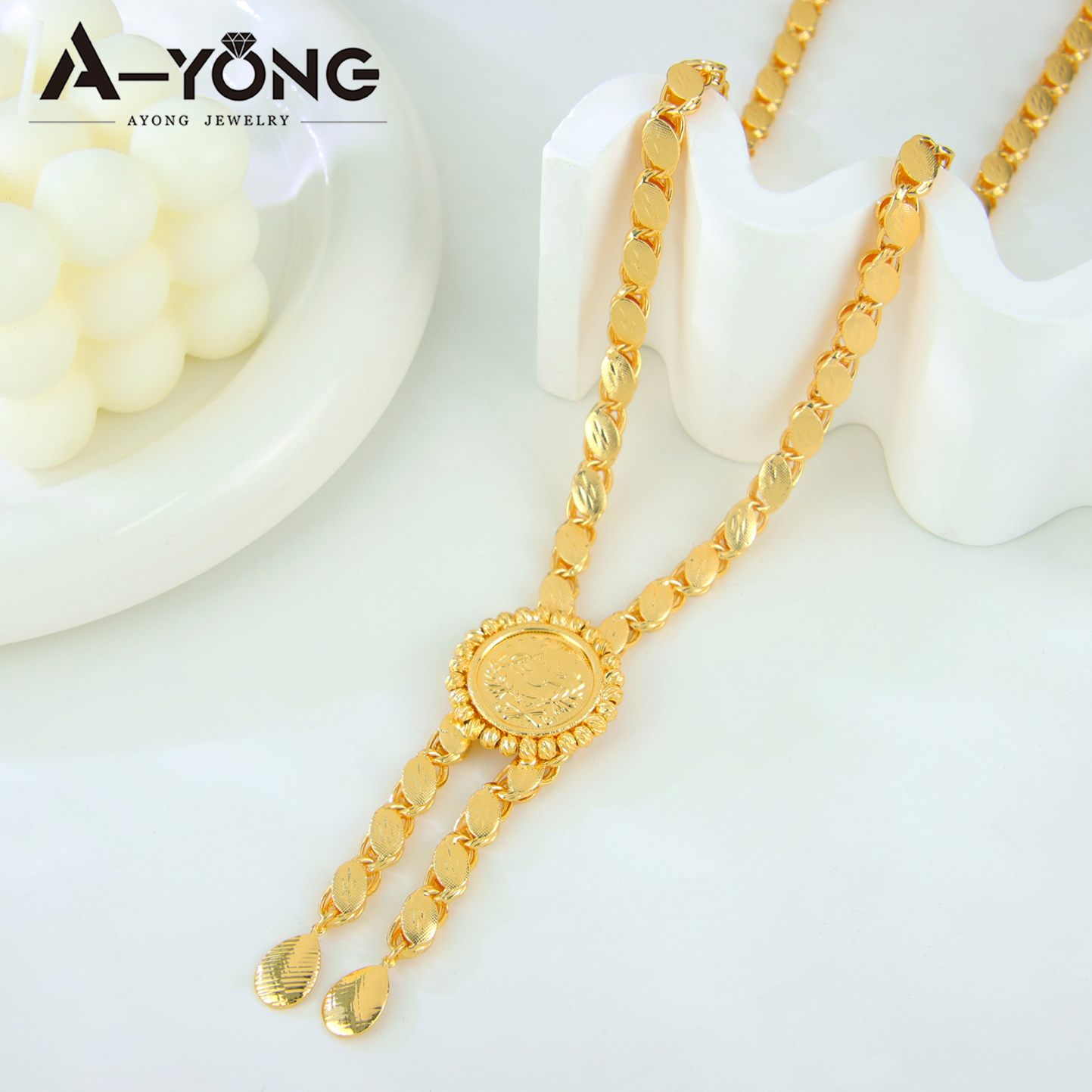 Delicate Algeria Wedding Long  - Coin Necklace Delicate 리뷰 및 가격