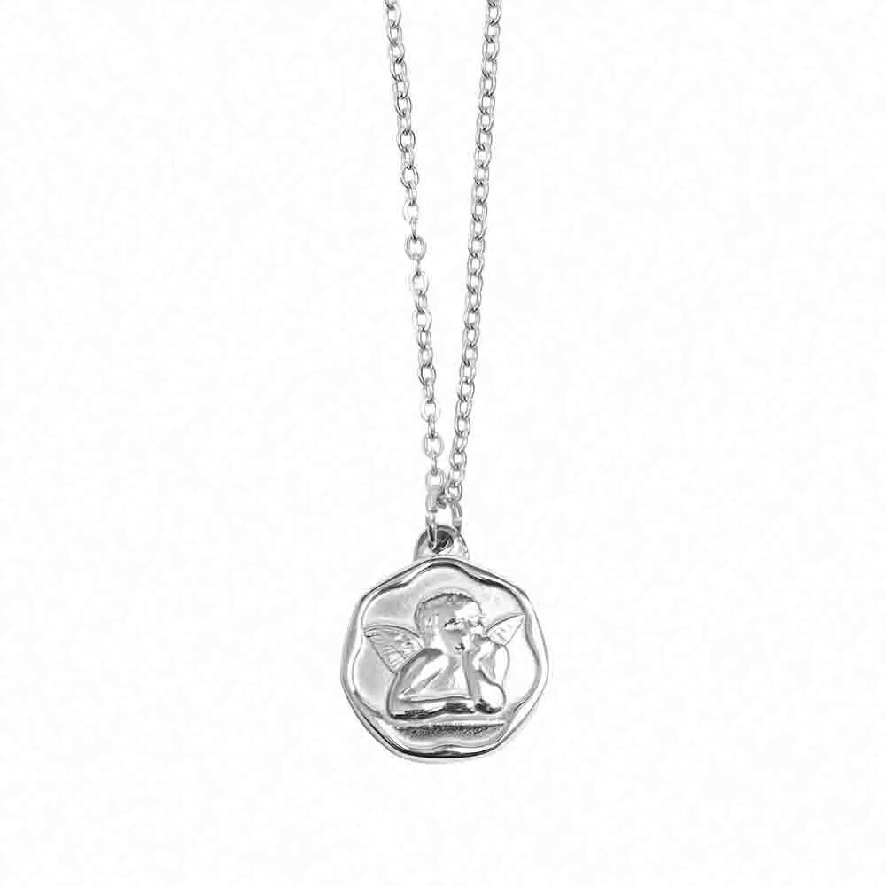 Stainless Steel Gold Plated Wo - Coin Necklace Delicate 리뷰 및 가격