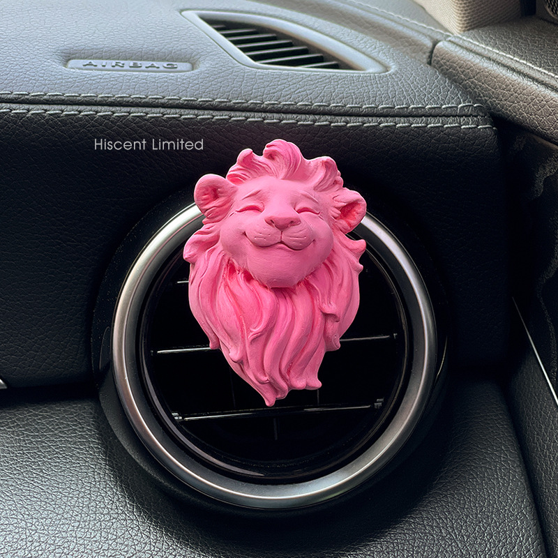 Pink Smiling Lion Car Perfume  - Women Accessories Outlet 리뷰 및 가격