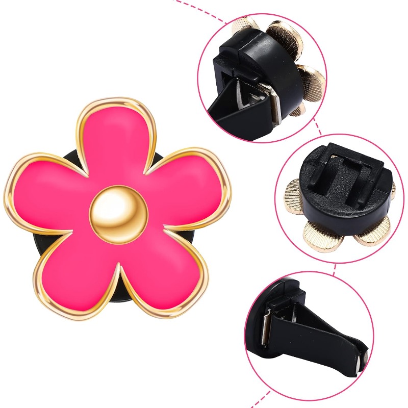 6PCS Daisy Flower Air Vent Cli - Women Accessories Outlet 리뷰 및 가격