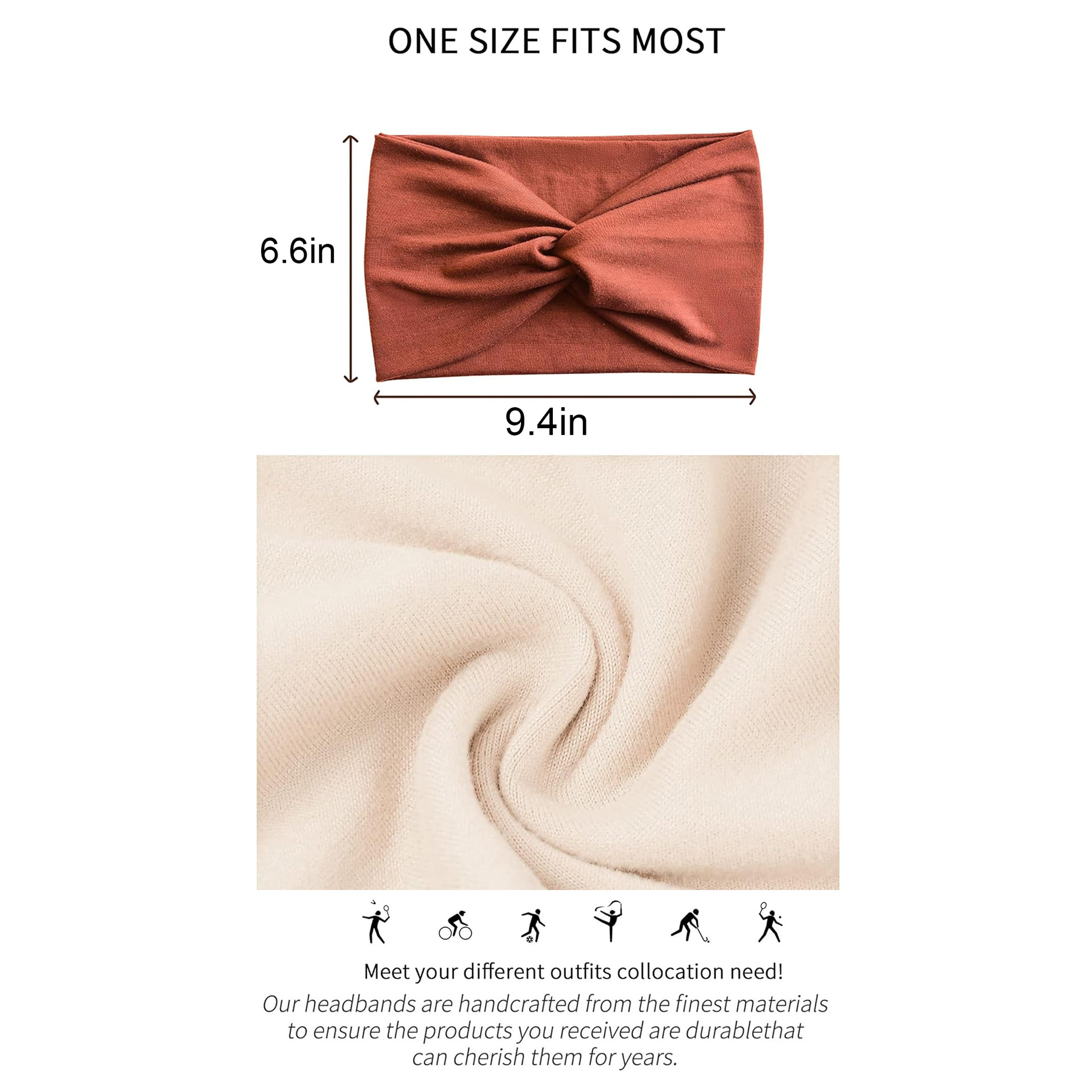 Women's Wide Elastic Headband, - Women'S Yoga Accessories 리뷰 및 가격