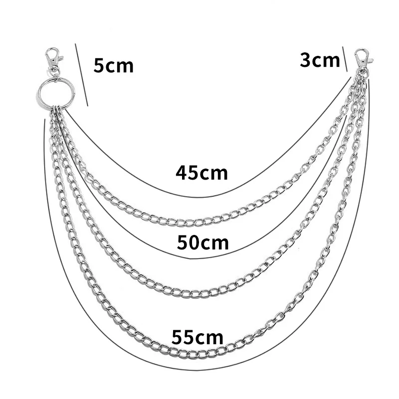 Layer Metal Belt Chain Punk Ho - Women Electronic Accessories 리뷰 및 가격
