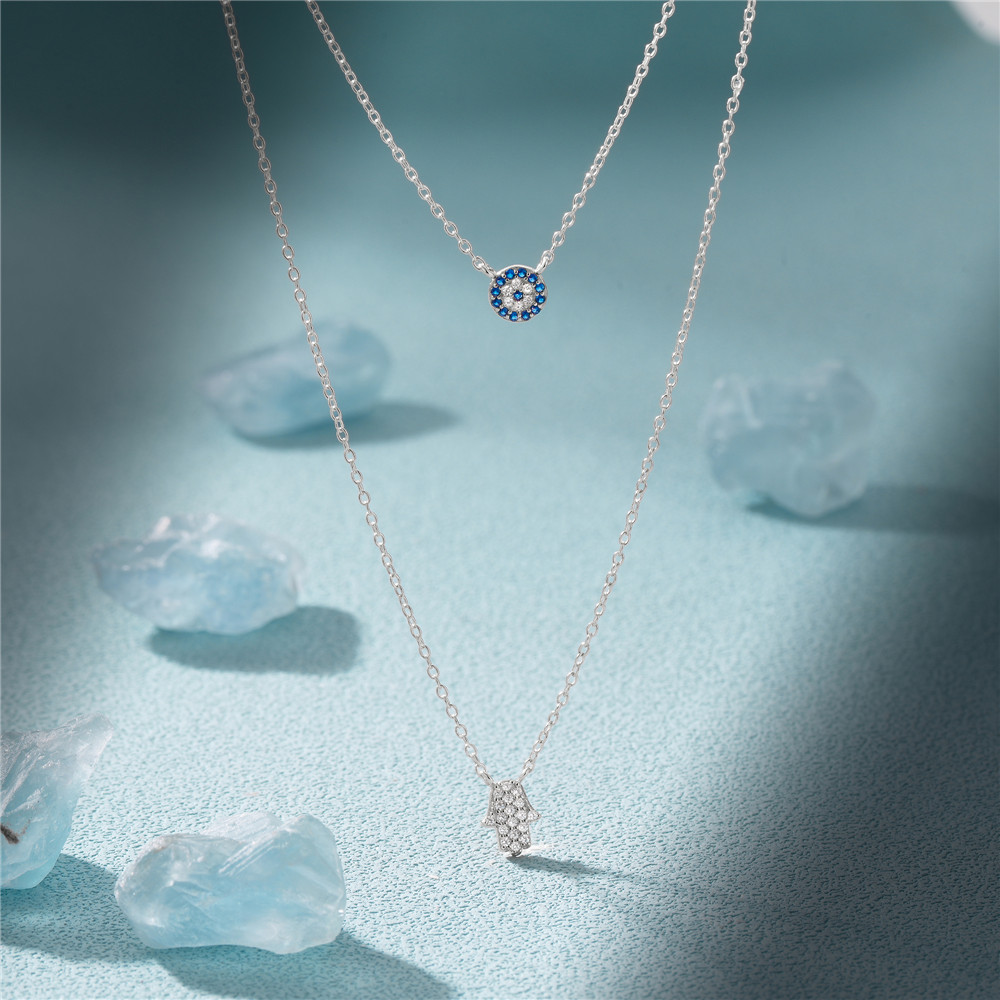 CANNER 925 Sterling Silver Dou - Layered Necklace Set 리뷰 및 가격