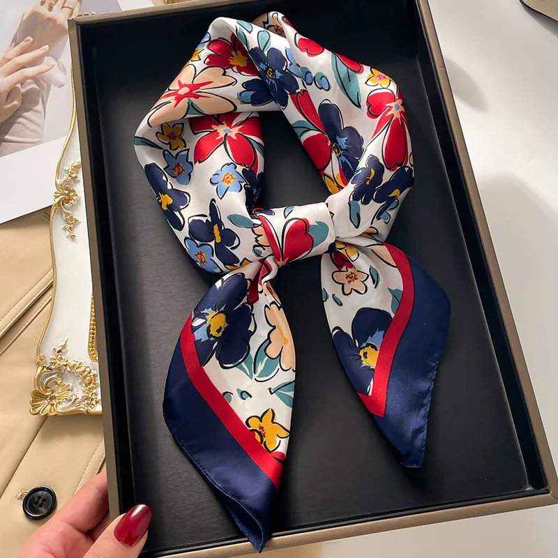 Luxury Square Scarf For Women  - Silk Scarf Square 리뷰 및 가격