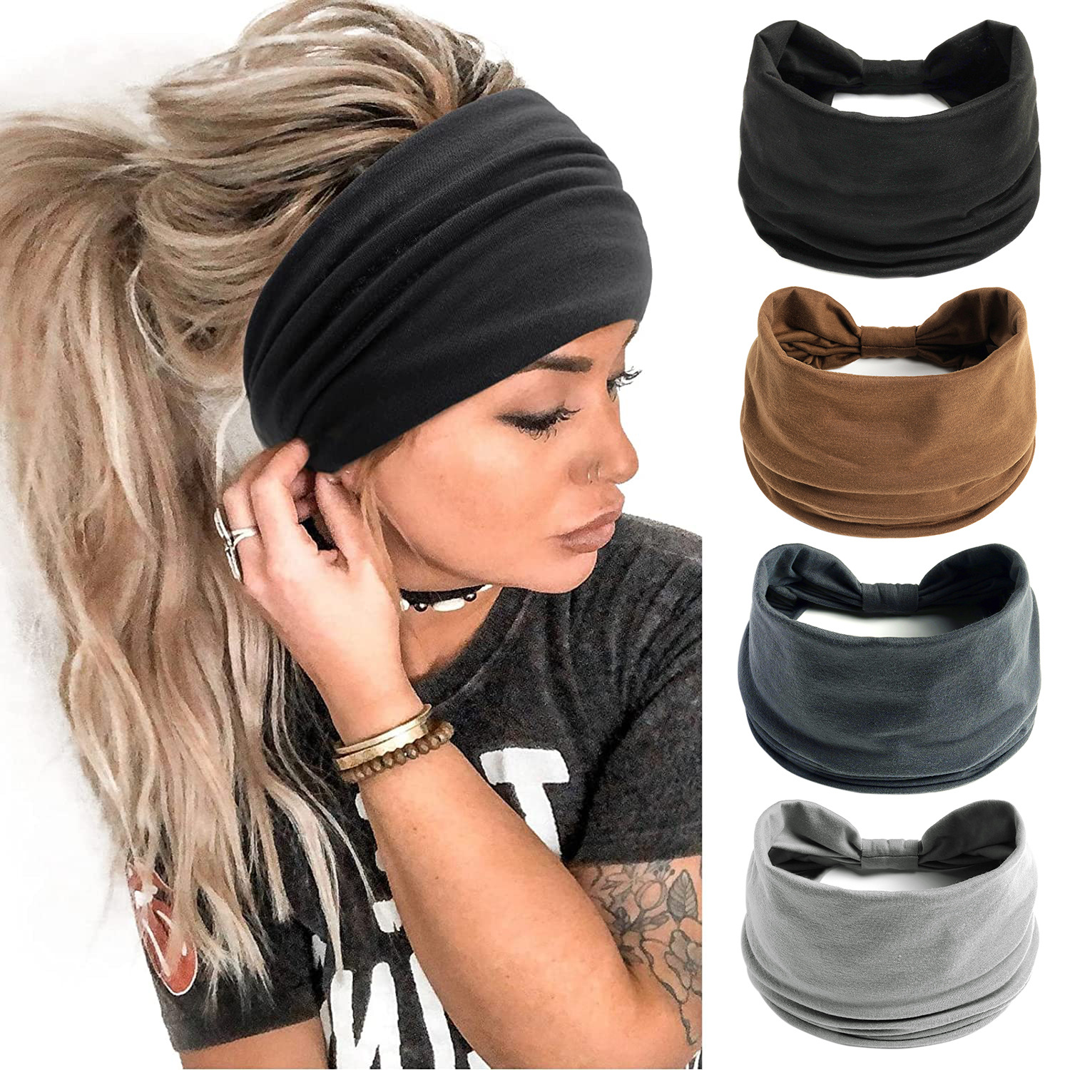 Wide Headbands for Women Styli - Women'S Yoga Accessories 리뷰 및 가격