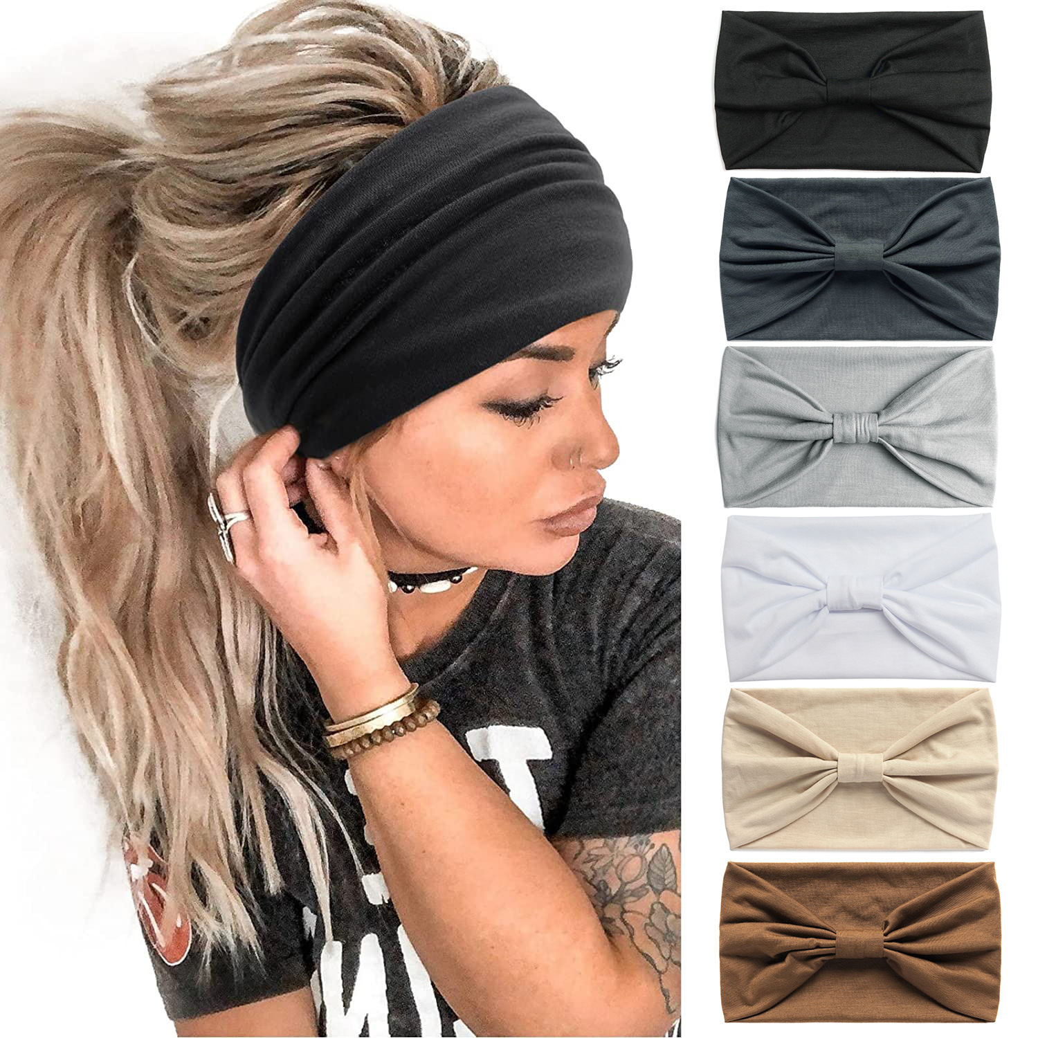 Wide Headbands for Women Styli - Women'S Yoga Accessories 리뷰 및 가격
