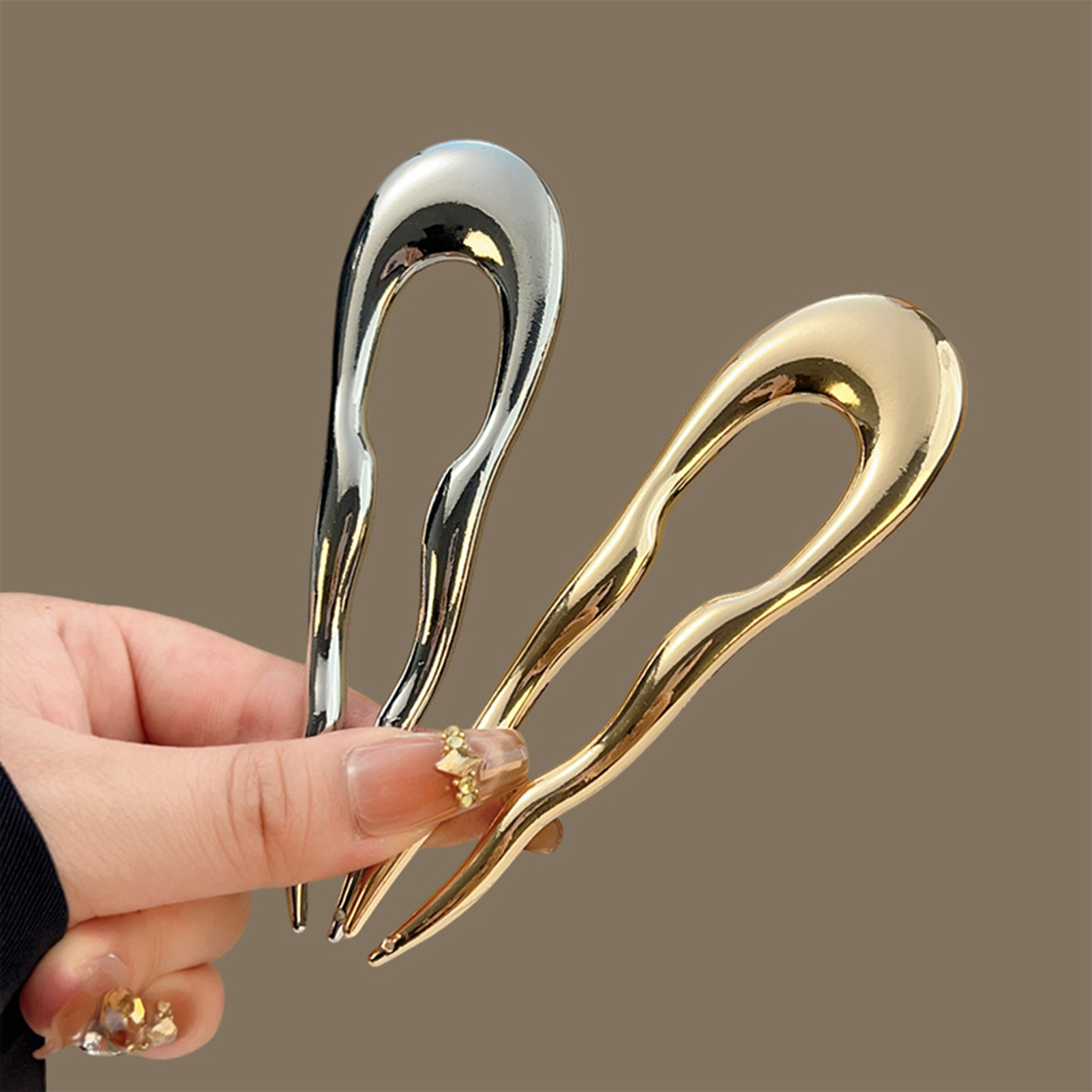 Simple Metal Alloy Hairpins U- - Women Knight Accessories 리뷰 및 가격