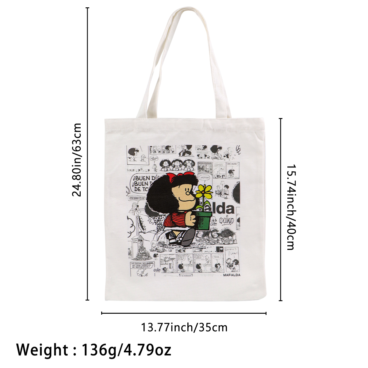 Fashion Canvas Tote Bag Women  - Women Accessories Shop 리뷰 및 가격