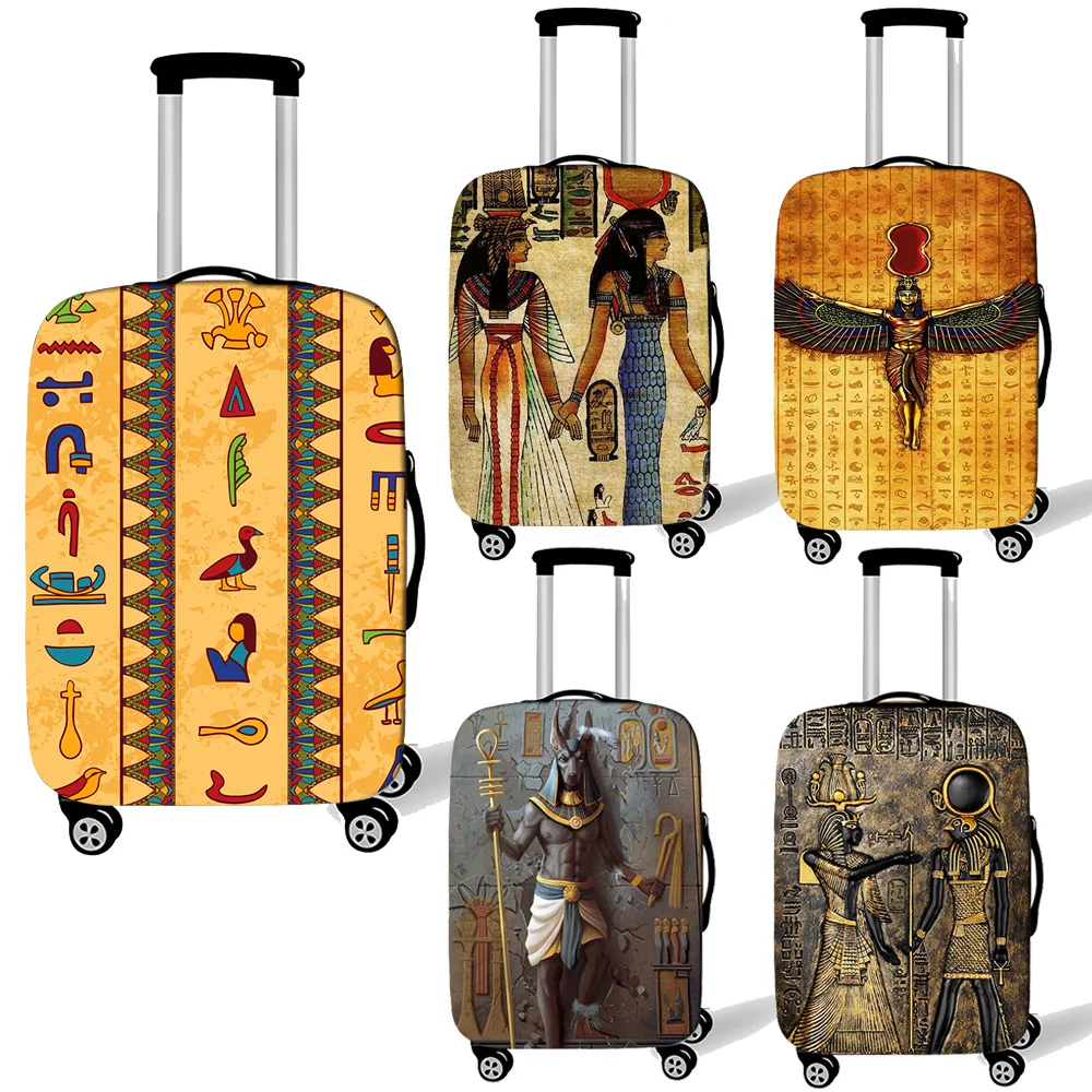 Egyptian Art Print Luggage Cov - Women Accessories In Egypt 리뷰 및 가격