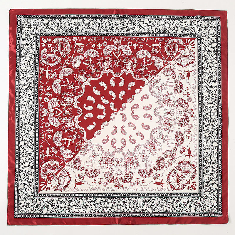 Satin Square Scarf Women Musli - Silk Scarf Square 리뷰 및 가격