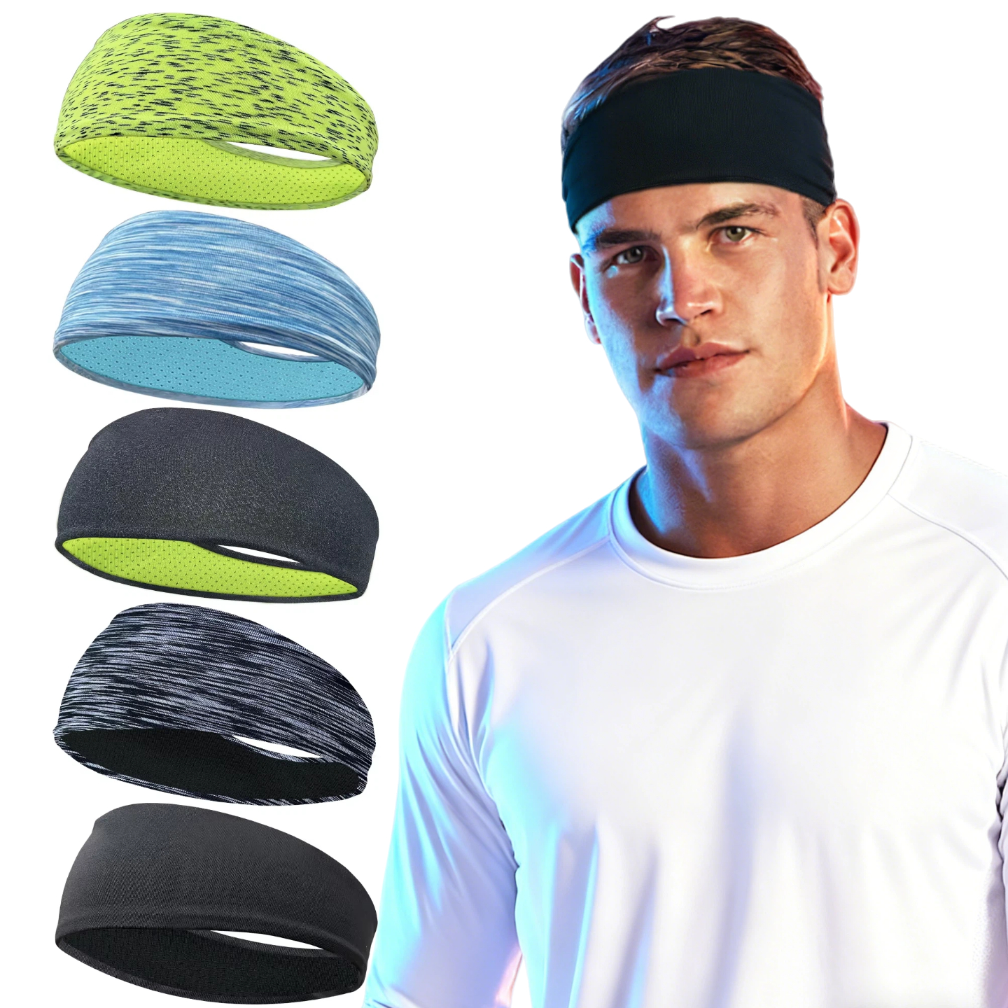 4/5pcs Sweatband for Men Women - Women'S Yoga Accessories 리뷰 및 가격