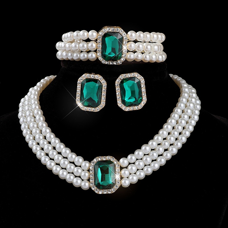 Bridal multi-layer imitation p - Layered Necklace Set 리뷰 및 가격