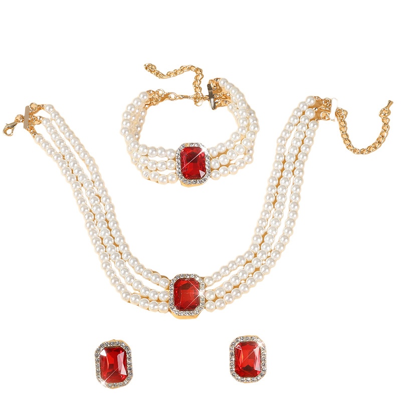 Bridal multi-layer imitation p - Layered Necklace Set 리뷰 및 가격