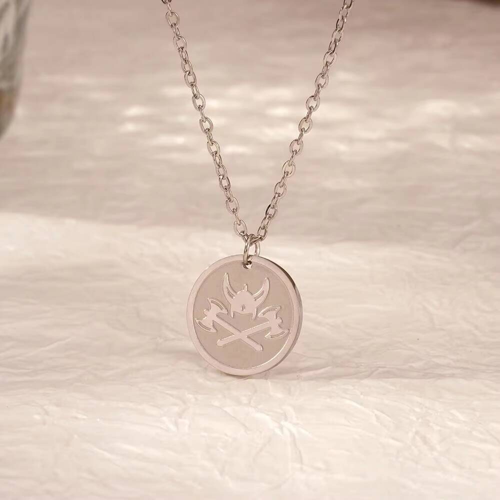 Gold Plated Viking Axe Pendant - Coin Necklace Delicate 리뷰 및 가격