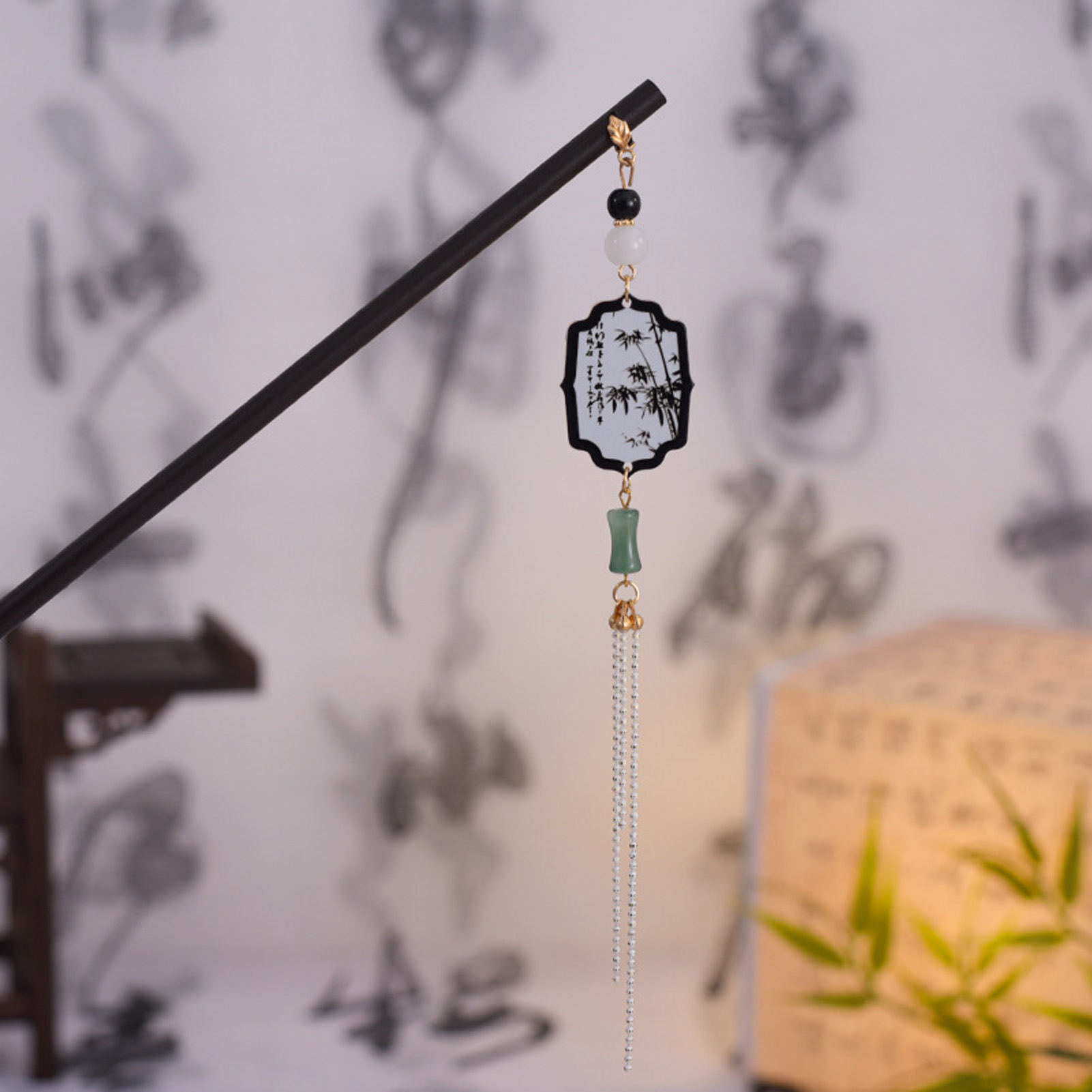 Vintage Wooden Hairpin For Wom - Women Accessories Shop 리뷰 및 가격