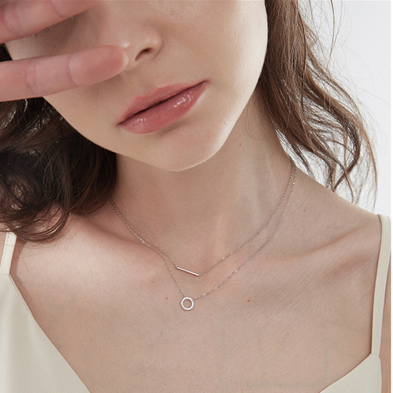 RAPRGOLD Moissanite Loop Penda - Layered Necklace Set 리뷰 및 가격